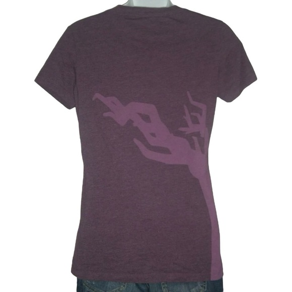 Michael Jackson Tee Shirt The Immortal World Tour Cirque Soleil Glitter Purple M - Picture 2 of 8